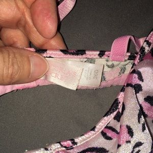 Victoria's Secret Intimates & Sleepwear - Pink leopard VS bra 36D satiny fabric. Unlined Victoria's Secret Intimates & Sleepwear - Pink leopard VS bra 36D satiny fabric. Unlined